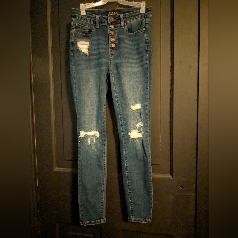 Distressed Judy Blue Jeans